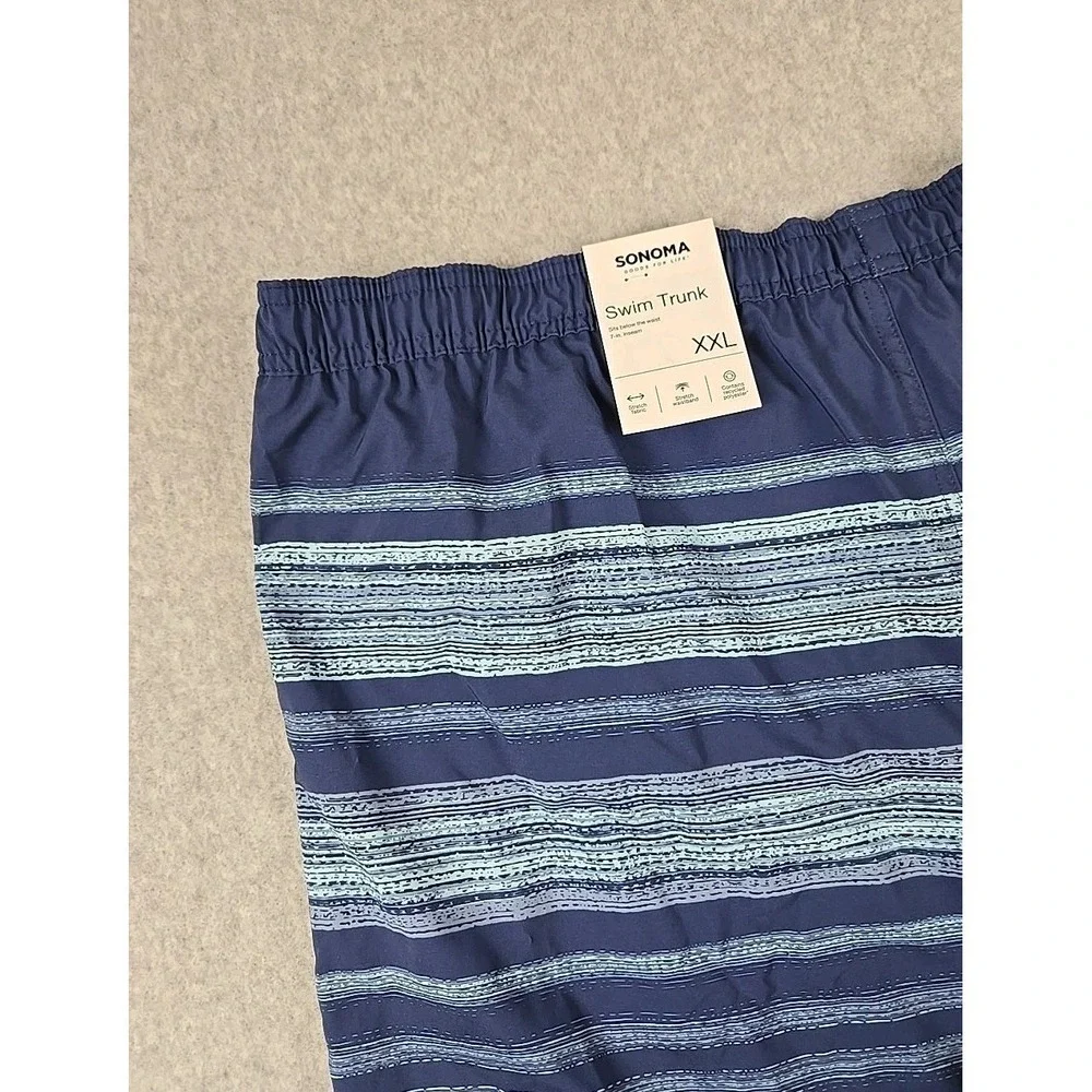 Sonoma Swim Trunk Shorts Mens Size XXL Lined 7